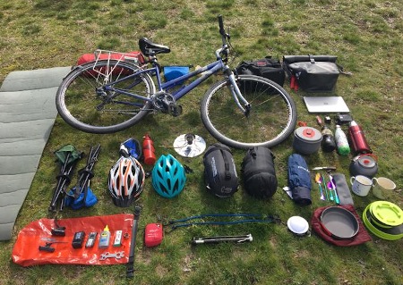 A selection of the equipment to bring on the journey