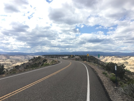 Road at the top of the mountain