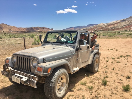 Jeep route with Jim y Jen