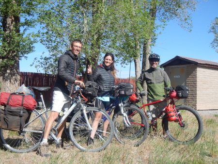 Camping with our new friend Jason