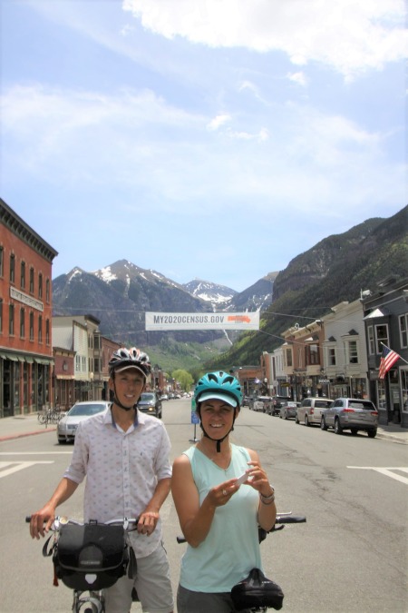 Ruth and Rob with Telluride in the background