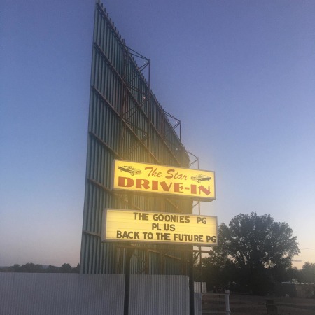 The Goonies and Back to the Future at the drive in