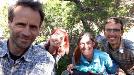 Selfie with our Spanish friends, Alberto and Beatriz