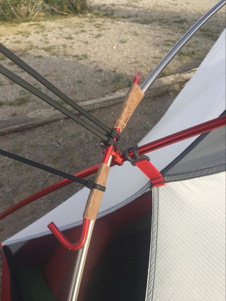 Our fix for broken tent poles