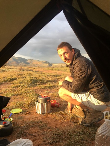 Rob cooking up a storm