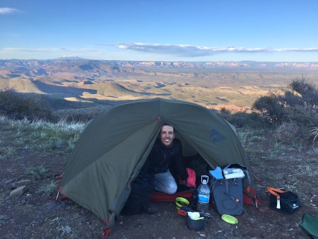 Rob awakening to some majestic views