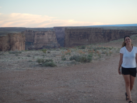 Walk next to the canyon